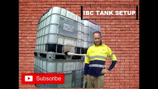 IBC Tank SetUp  Water Storage 1 [upl. by Yboc471]