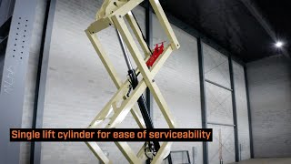 JLG® ES4046 Electric Scissor Lift—Single Lift Cylinder Overview [upl. by Anin269]