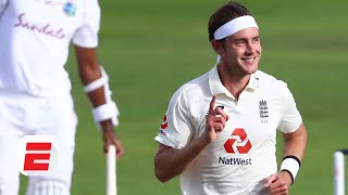 ‘Magnificent’ Stuart Broad shines vs the West Indies as he nears 500 Test wickets  ESPNcricinfo [upl. by Arabella]