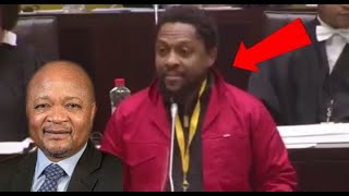 Mbuyiseni Ndlozi giving Lecture to minister of police in parliament quotyour running out of timequot 🙆🏽 [upl. by Mara]