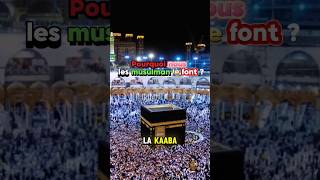 POURQUOI LES MUSULMANS TOURNENT AUTOUR DE LA KAABA SIGNIFICATION allah shortvideo muslime islam [upl. by Martella]