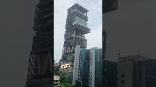 Antilia 😍❤️ beautiful view 😍 😍yutubeshorts antilia mumbai [upl. by Wailoo]