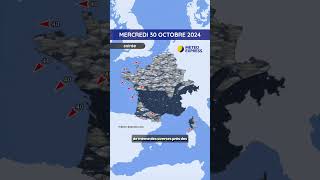 Météo du Mercredi 30 Octobre au Vendredi 1er Novembre 2024 [upl. by Marvella]