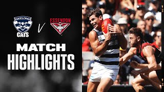 Geelong Cats v Essendon Highlights  Round 1 2022  AFL [upl. by Hibbert]