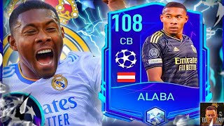 108 FREE ALABA FIFA MOBILE 23 UCL CARD REVIEW GAMEPLAY MUST WATCH [upl. by Aplihs]