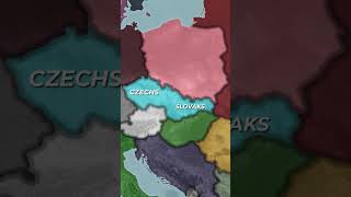 Why did Czechoslovakia Collapse short historicalmaps map [upl. by Nevile955]