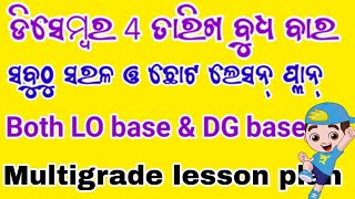 କିପରି ଲେଖିବେ Multigrade ର ଲେଶନ ପ୍ଲାନ୍ ଦେଖନ୍ତୁFREE Odia Lesson Plans for FLN Class 12 and 3 Students [upl. by Neelear896]