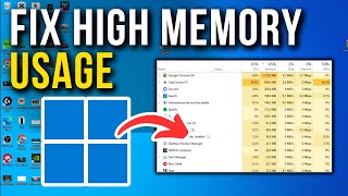 How To Fix High Memory Usage On Windows 1011 2024  Reduce RAM Utilization [upl. by Glen224]