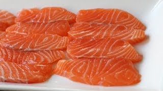 Quick Cured Salmon  How to Cure Salmon in 3 Minutes [upl. by Janey]