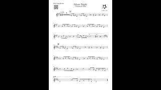 Silent Night Alto Saxophone Christmas song short [upl. by Wilbur911]