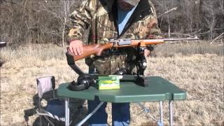 Shooting A Open Sighted Sporterized 30 40 Krag At 100 Yards Using Factory Ammo [upl. by Tumer]