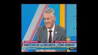 Entrevista al Dr Alberto Eugenio Rabino especialista en Roncopatía y Apneas del Sueño del HB [upl. by Dyal]