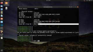Removing physical volumes logical volumes and volume groups [upl. by Madoc]