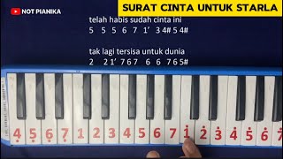 Not Pianika Surat Cinta Untuk Starla  Virgoun [upl. by Charlean]