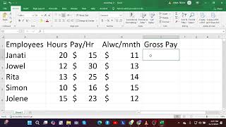 payroll system Excel by Robinah Nabulo [upl. by Aliakim]