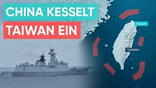 China schickt Kriegsschiffe Richtung Taiwan Die Eskalation droht [upl. by Bucella]