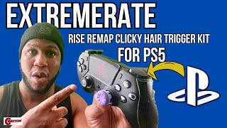 DIY PS5 Controller eXtremerates Clicky Hair Trigger Kit INSTALL [upl. by Ycrem484]