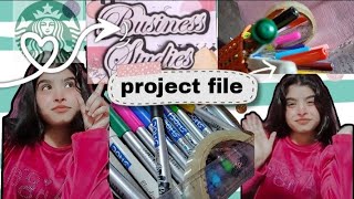 business studies project file class 12th [upl. by Anicnarf]