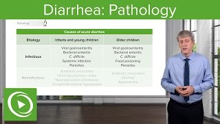 Diarrhea Pathology Types amp Causes – Pediatric Gastroenterology  Lecturio [upl. by Guinevere]