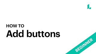 How to insert buttons  Lucidpress Tutorial [upl. by Kristin]