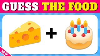 GUESS the FOOD by EMOJI 🤔 Emoji Quiz  Easy Medium Hard [upl. by Deny964]