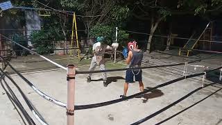 MIRMIDON Rabit JR Guantes Azules VS Mirmidones Bestia Grillo Takamura Chica Pitbull [upl. by Elia]