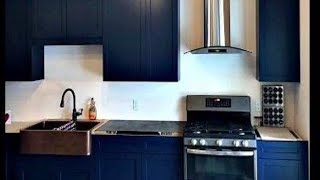 Installing Copper Farmhouse Sink and Euro Range Hood Kitchen Style [upl. by Noel883]