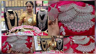 Rental Bridal Jewellery at Heavy DISCOUNT Bridal Full Set Free With Makeup [upl. by Liuqnoj]