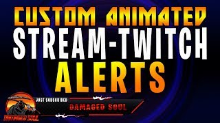 CREATING CUSTOM ANIMATED STREAMTWITCH ALERTS  PSAEOBS TUTORIAL [upl. by Argent]