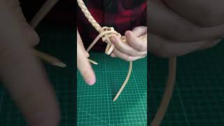 Natural leather necklace  Turkish knot knots necklace diy [upl. by Akiemehs507]