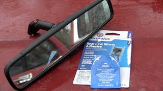 How to Re Attach your Rear View Mirror [upl. by Myrt818]