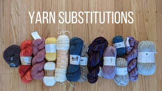 YARN SUBSTITUTIONS  yarn basics substitution tips amp dupes [upl. by Nathanial]