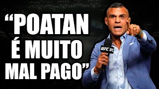 BELFORT DIZ QUE POATAN E JONES SÃO MAL PAGOS E QUE ELE VENCERIA ANDERSON SILVA 9 VEZES DE 10 [upl. by Enyrat]