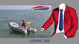 LOMAC 500 gommone usato test in acqua [upl. by Alard130]