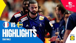 CLUTCHEST GOAL EVER 🫨  France vs Sweden  Highlights  Mens EHF EURO 2024 [upl. by Jarnagin]