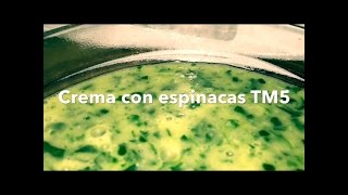 Crema con espinacas  Recetas Thermomix [upl. by Erdnad]