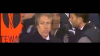 Tim Sherwood arguing with Jorge Jesus over gesture Tottenham vs Benfica 13 03 14 HD1 [upl. by Janet819]