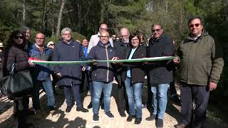 Inaugurazione Ciclovia dellAcquedotto  Pineta Ulmo Monte Fellone [upl. by Gainer]