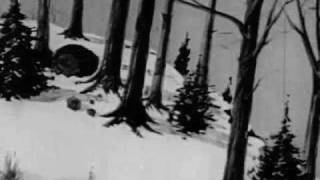 THOMAS THE KAT 1923 Pre Felix the Cat cartoon snow skiing [upl. by Tsepmet505]