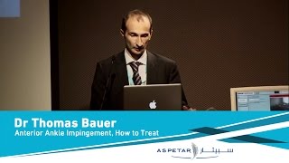 Anterior Ankle Impingement How to Treat by Dr Thomas Bauer [upl. by Blakeley]