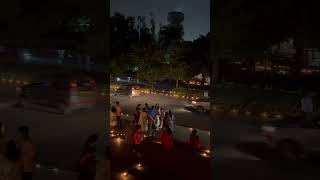 Diwali celebration magarpatta city in Punedhanteras magarpattacity dipotsav happydiwali [upl. by Rusty]