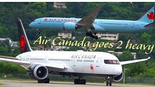 Air Canada 2 times heavy 🇯🇲 airplane spotting Montego Bay Jamaica video 840 [upl. by Akiemahs763]