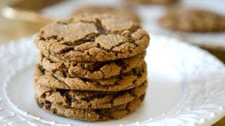 Crinkled Ginger Molasses Cookie Recipe [upl. by Malamud]