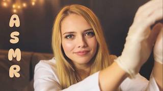 ASMR Gentle Massage Tingling ASMR Sounds in Latex Gloves Relaxation Massage Video [upl. by Otreblig]