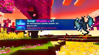 Solar Shader V7 Review and Installation Guide  Minecraft [upl. by Eiggam]