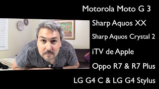 Reseña Moto G 3 iTV de Apple cancelado LG G4C LG G4 Stylus Oppo R7 R7 Plus [upl. by Atinrev]