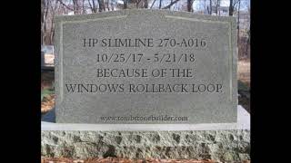 The Death of HP Slimline 270a016 [upl. by Nnaylloh483]