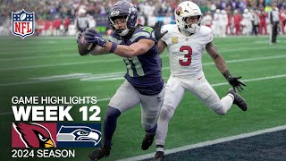 Arizona Cardinals vs Seattle Seahawks Game Highlights  NFL 2024 Season Week 12 [upl. by Navar203]