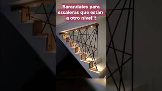 Aquí algunas ideas de barandas para que transformes tus escalerasescaleras baranda [upl. by Anaxor907]