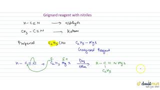 ON REACTION WITH NITRILES [upl. by Soilisav]
